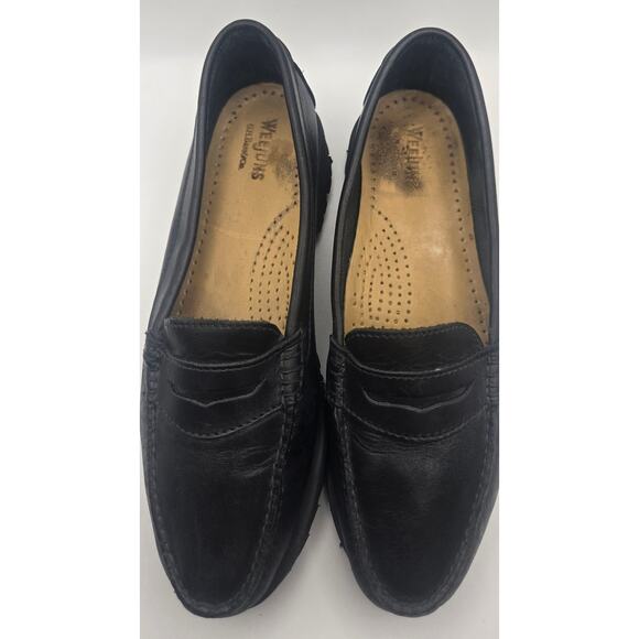 Bass Weejun's Kathleen 90's Penny Loafers Ladies US Size 8.5 Black - Picture 3 of 8